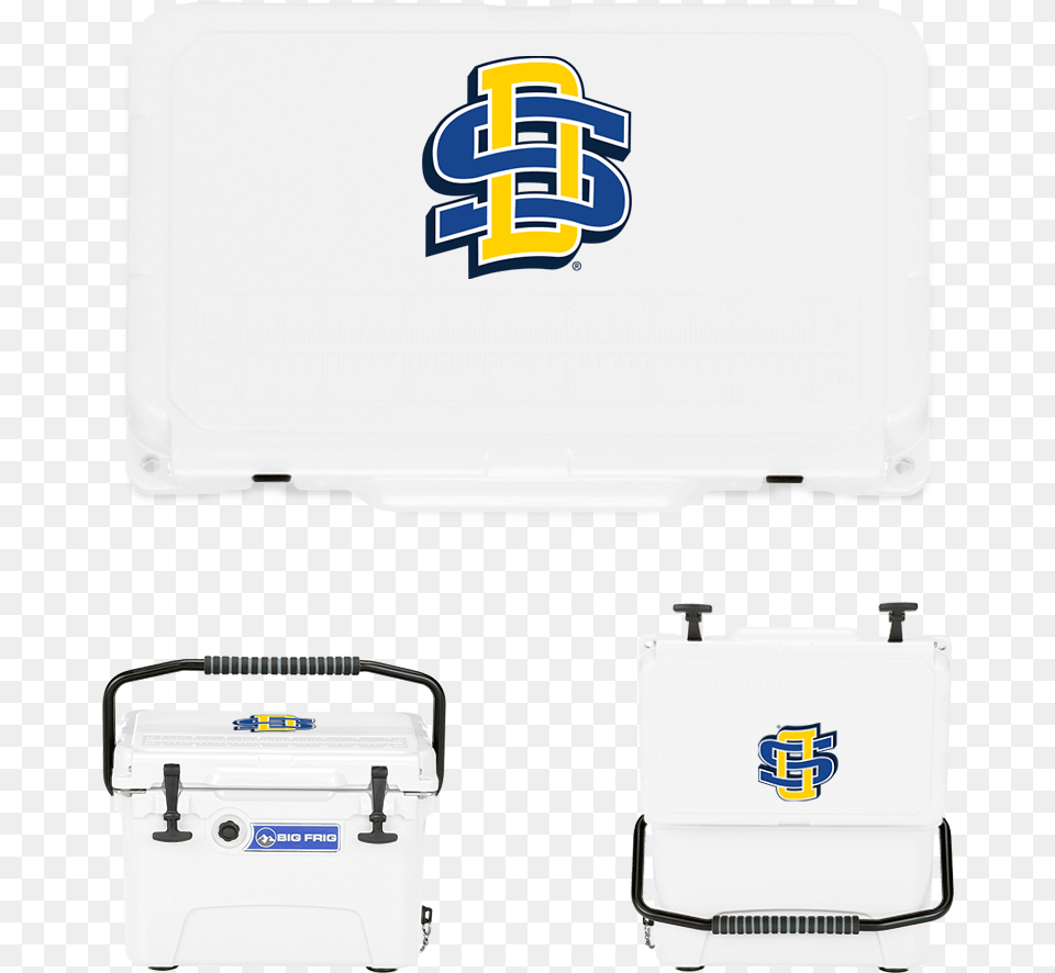 Sdsu Sd Letters South Dakota State Jackrabbits White Vinyl Fitted Car, Appliance, Cooler, Device, Electrical Device Png Image
