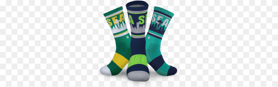 Sea 3 Packs Seattle, Clothing, Hosiery, Sock Free Png Download