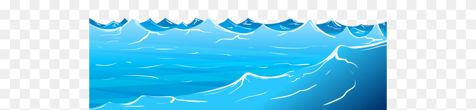 Sea, Ice, Nature, Outdoors, Sea Waves Png Image