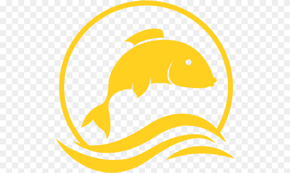 Sea And Jumping Fish Symbol Fish Menu Symbol, Animal, Sea Life, Shark Png Image