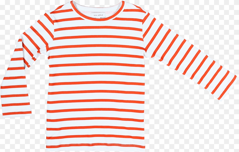 Sea Apple Red Stripe Long Sleeve Top Diamond Supply, Clothing, Long Sleeve, Shirt, T-shirt Free Png