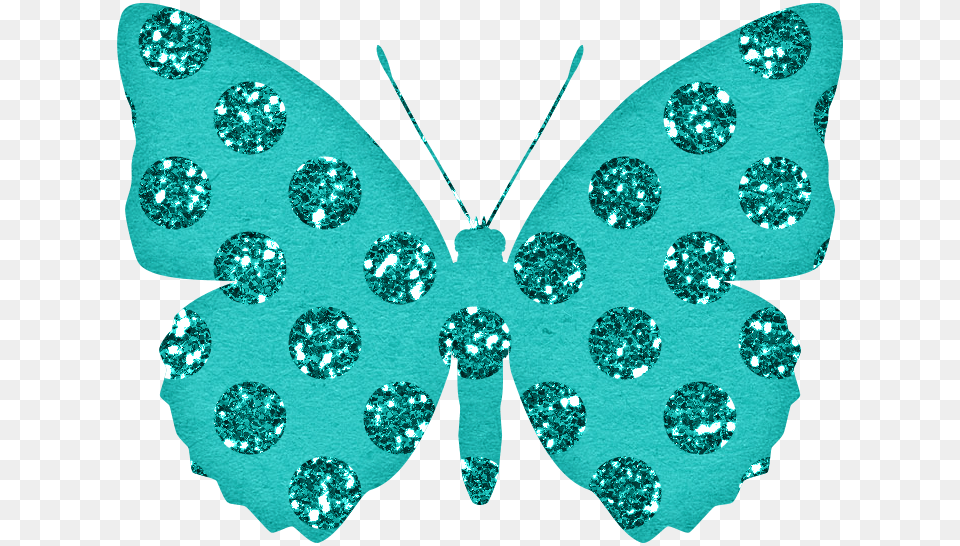 Sea Blue Green Butterfly Butterfly, Turquoise, Glitter Free Transparent Png