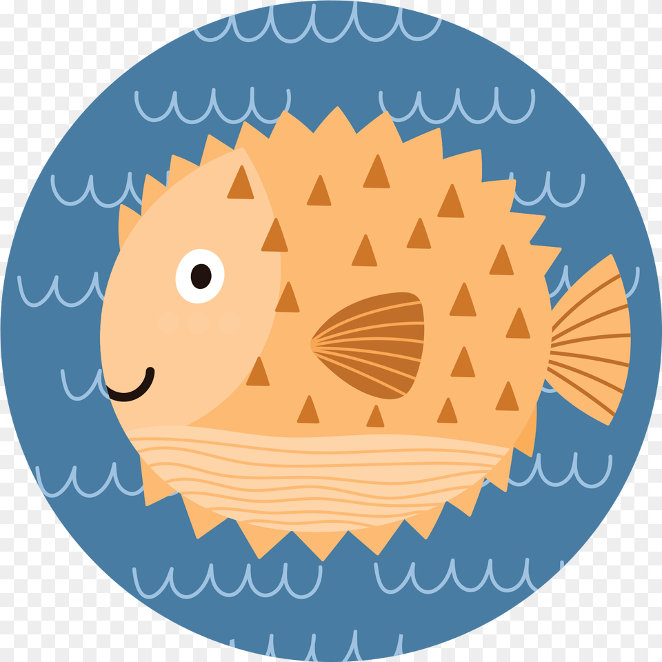 Sea Cartoon Cute Big Fish, Animal, Sea Life, Puffer, Shark Free Png Download