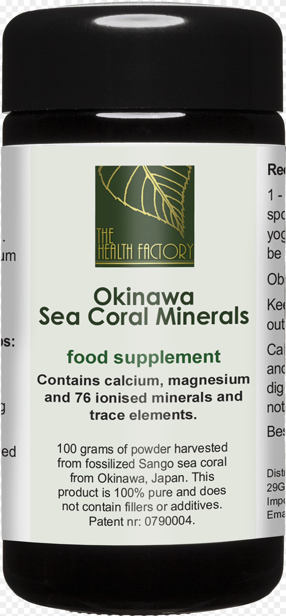 Sea Coral, Herbal, Herbs, Plant, Bottle Free Transparent Png