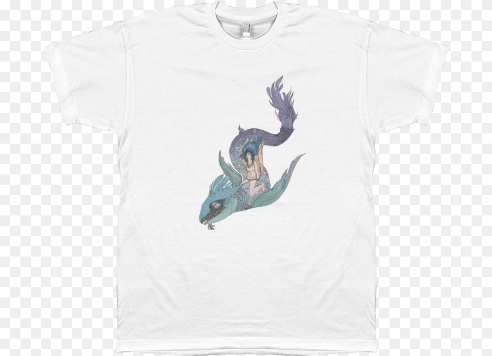 Sea Creature T Shirt Mermaid, Clothing, T-shirt, Animal, Dinosaur Free Png