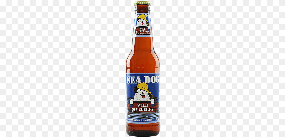 Sea Dog Bluepaw Wild Wheat Blueberry Ale Sea Dog Wild Blueberry Wheat Ale 12 Fl Oz Bottle, Alcohol, Beer, Beer Bottle, Beverage Png
