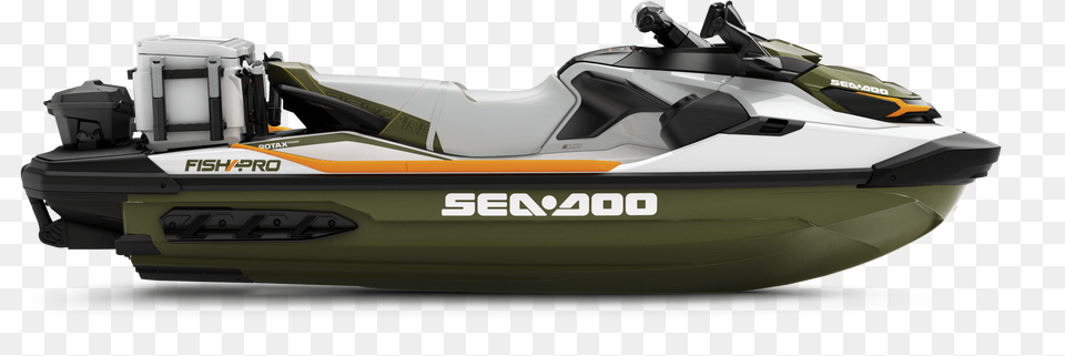 Sea Doo Fishing Pro, Water, Boat, Transportation, Vehicle Png Image