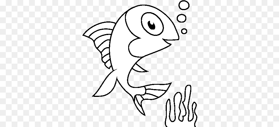 Sea Fish Coloring, Stencil, Baby, Person Png Image