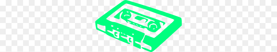 Sea Foam Green Audio Cassette Tape Clip Arts For Web, Electronics, Tape Player, Face, Head Free Png Download