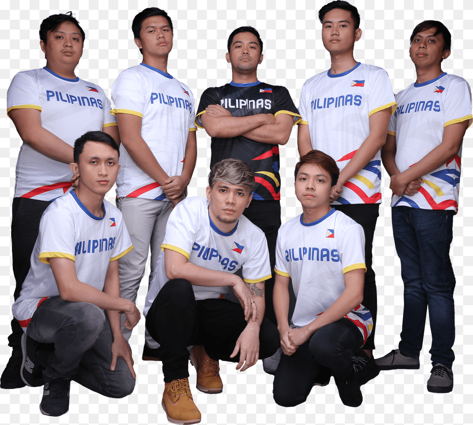 Sea Games 2019 Sibol Team Philippines Dota 2 Sea Games, T-shirt, Shoe, Person, People Free Transparent Png