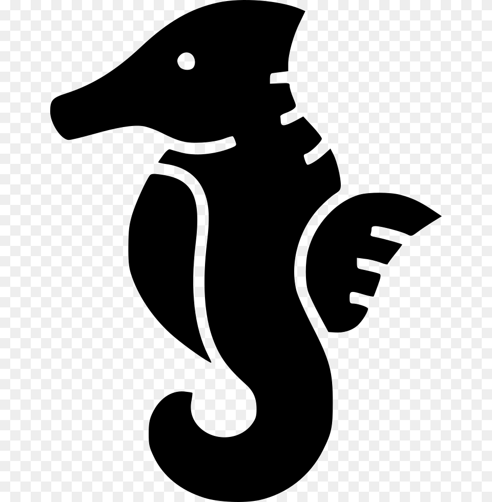 Sea Horse Hippocampus Comments Clipart Download Ocean Park Seahorse Icon, Silhouette, Stencil, Animal Png Image