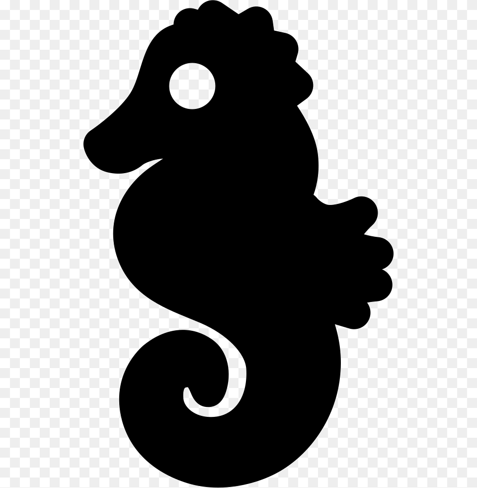 Sea Horse Illustration, Silhouette, Nature, Outdoors, Snow Free Png