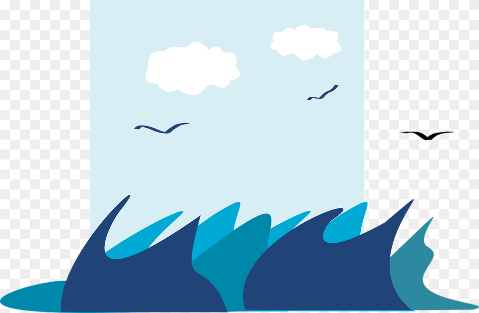 Sea Illustration, Outdoors, Sky, Ice, Nature Png Image