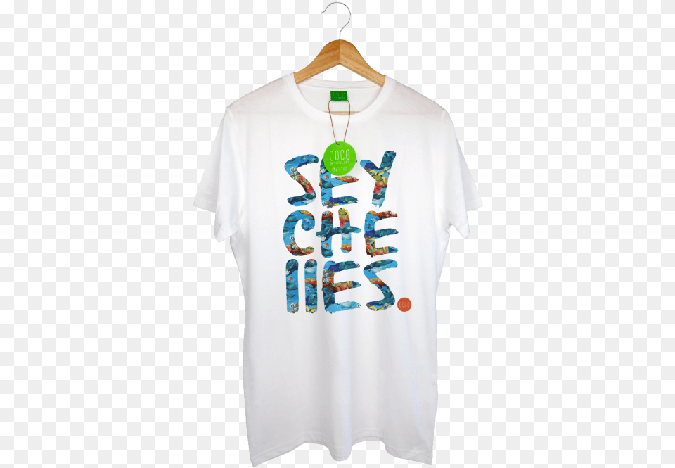 Sea Life Print Tee Shirt Seychelles, Clothing, T-shirt, Person Png