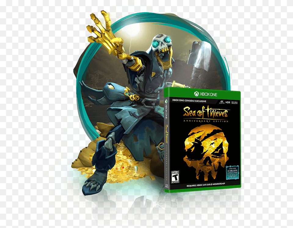 Sea Of Thieves Anniversary Edition Box Art, Adult, Bride, Female, Person Free Png Download