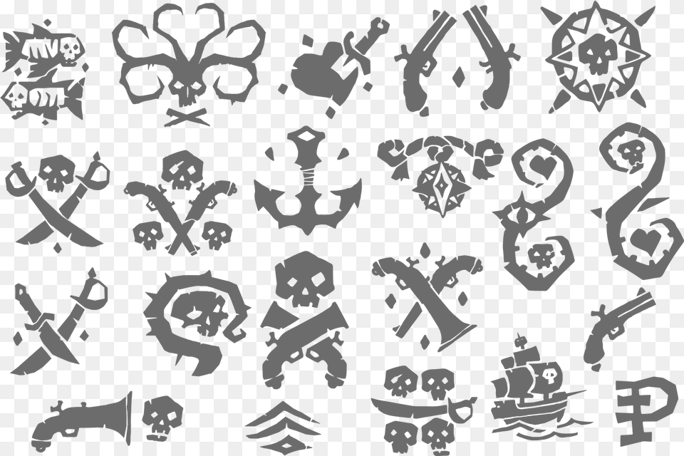 Sea Of Thieves Fluid Cartoon, Stencil, Face, Head, Person Png Image