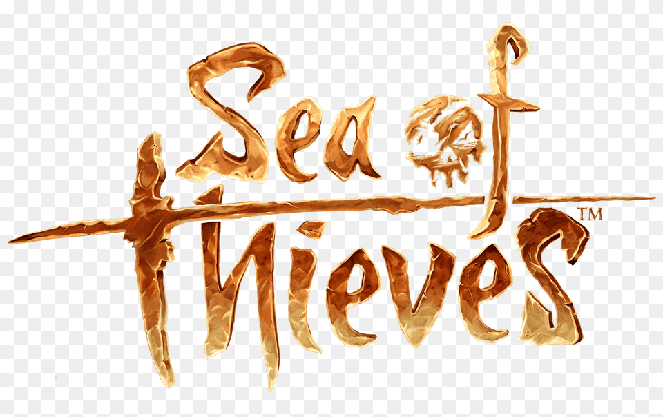 Sea Of Thieves Logo, Calligraphy, Handwriting, Text, Bronze Free Png