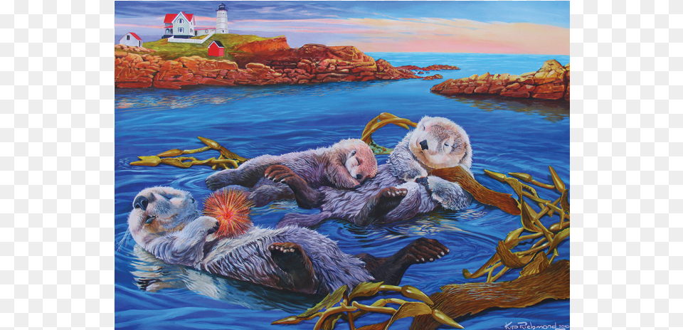 Sea Otter Family Cobble Hill Puzzles Otter Nap 35 Piece Tray Puzzle, Animal, Bear, Mammal, Wildlife Free Transparent Png