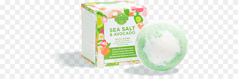 Sea Salt And Avocado Scentsy Bath Bomb, Powder Free Png Download