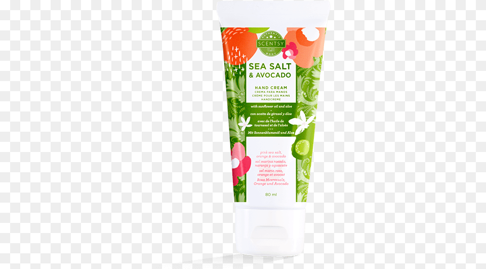 Sea Salt And Avocado Scentsy Hand Cream, Bottle, Lotion, Cosmetics Png Image