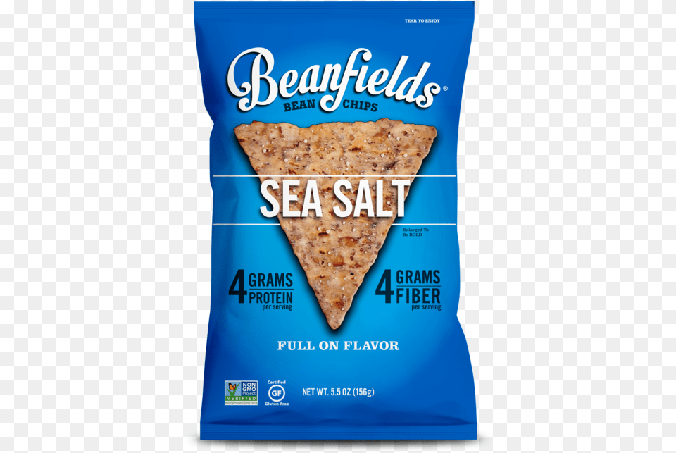 Sea Salt Bean Chips Bean Chips, Bread, Food, Cracker, Ketchup Free Png Download