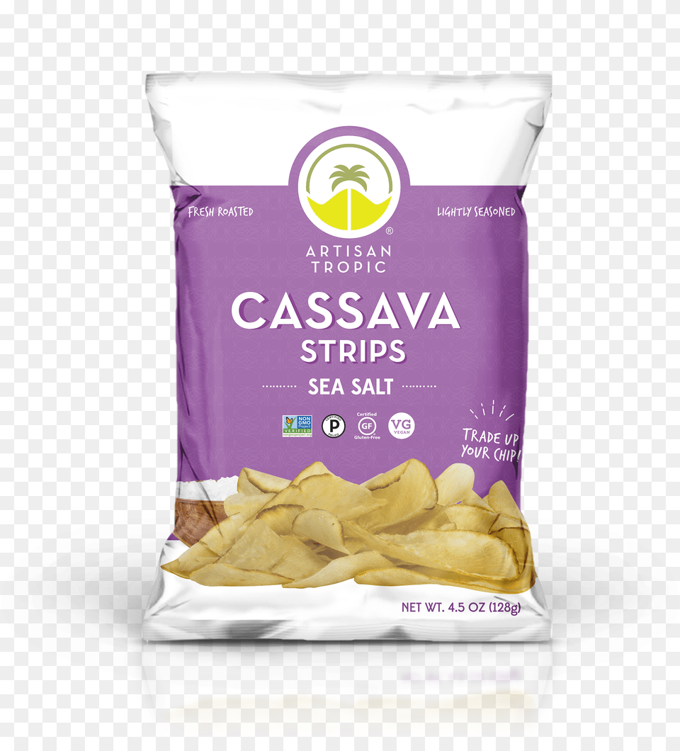 Sea Salt Cassava Strips Artisan Tropic Cassava Chips, Blade, Sliced, Weapon, Knife Png