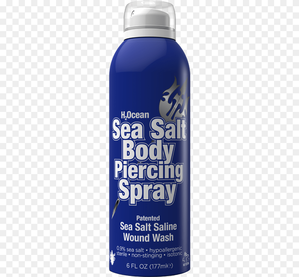 Sea Salt Spray For Piercings, Bottle, Shaker, Cosmetics Png