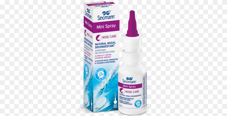 Sea Salt Water Nasal Spray, Bottle, Lotion Free Transparent Png