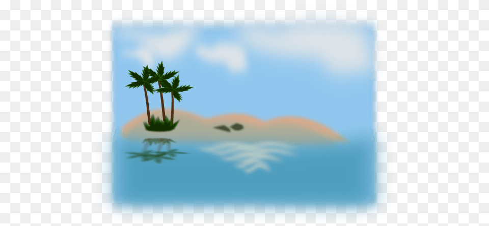 Sea Scene Cliparts, Water, Tree, Tropical, Plant Free Png