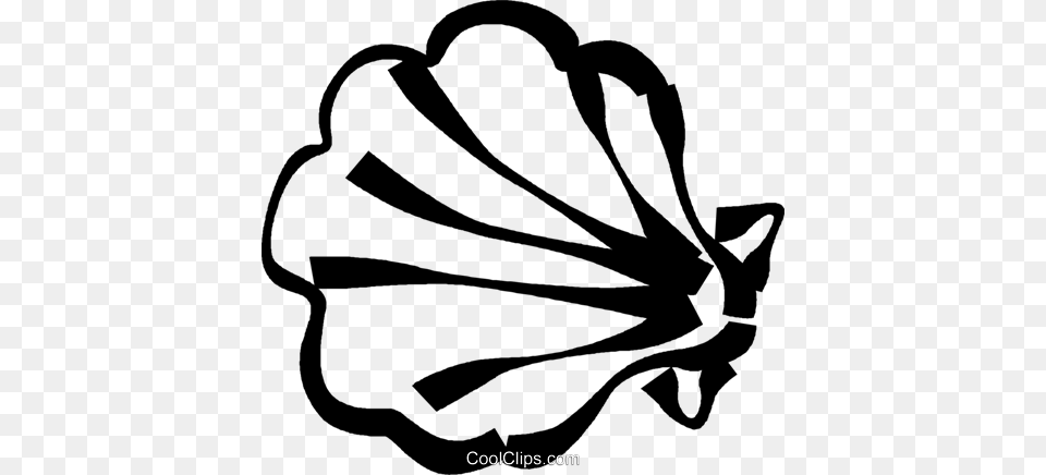 Sea Shells Royalty Vector Clip Art Illustration, Petal, Plant, Flower, Weapon Png
