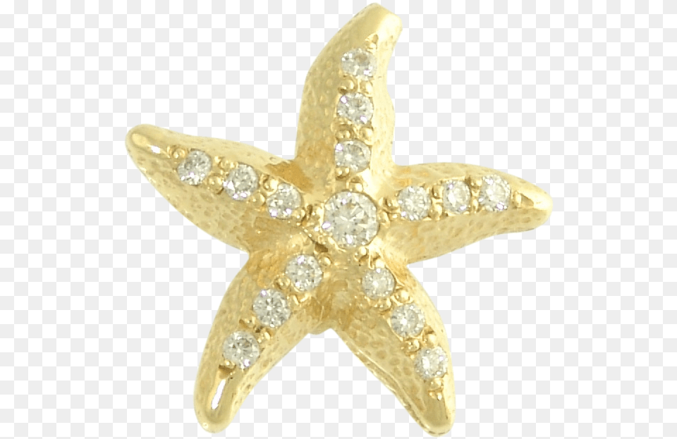 Sea Star High Quality Image Gold Starfish, Accessories, Diamond, Gemstone, Jewelry Free Png Download