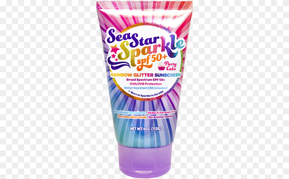 Sea Star Sparkle Spf, Bottle, Cosmetics, Sunscreen, Food Png Image