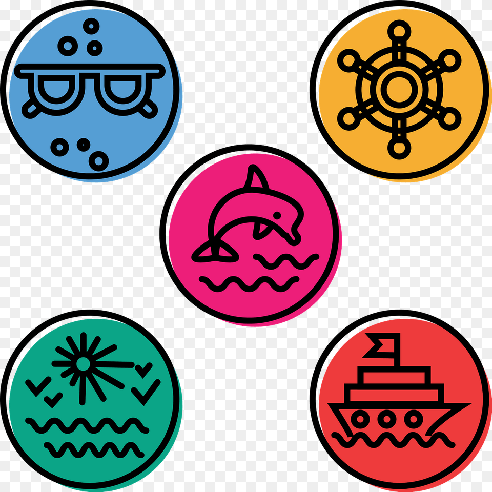 Sea Symbols Clipart, Logo, Badge, Symbol Free Transparent Png