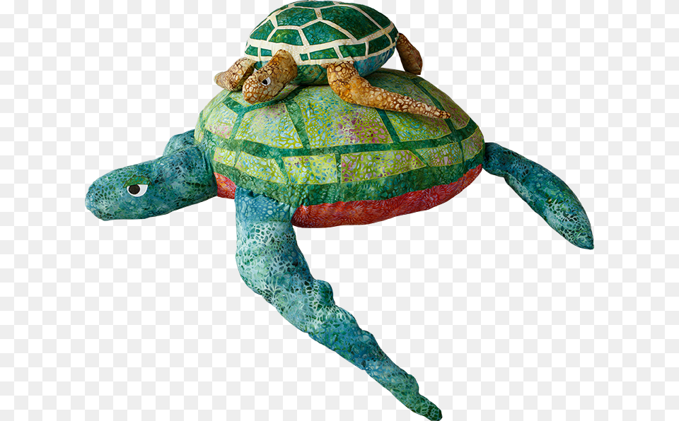 Sea Turtle And Starfish Pillows Robert Kaufman Co Inc, Animal, Reptile, Sea Life, Tortoise Free Transparent Png