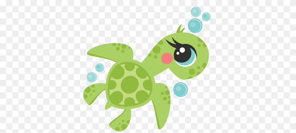 Sea Turtle Cute Clipart For Silhouette Cricut, Animal, Tortoise, Sea Life, Reptile Png