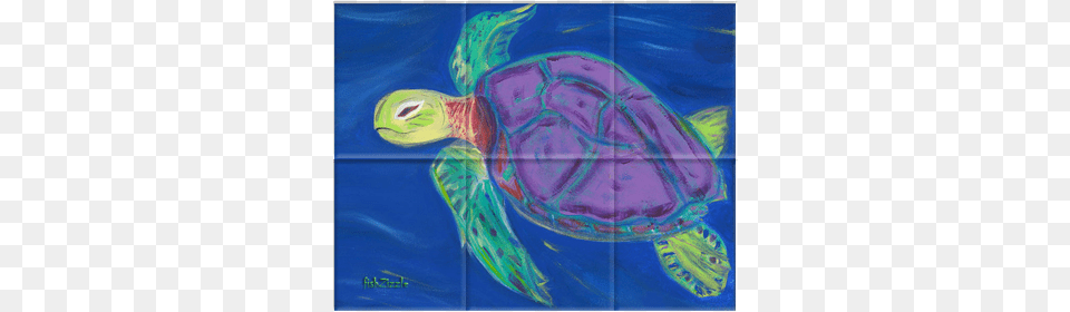 Sea Turtle Tile Art Sea Turtle Art Print, Animal, Reptile, Sea Life, Sea Turtle Png