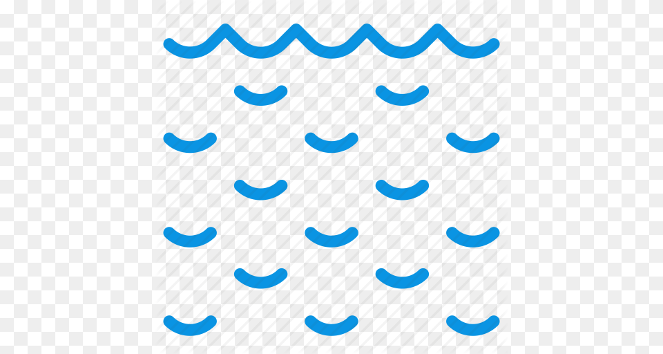 Sea Water Waves Icon, Pattern, Home Decor, Texture Free Png Download