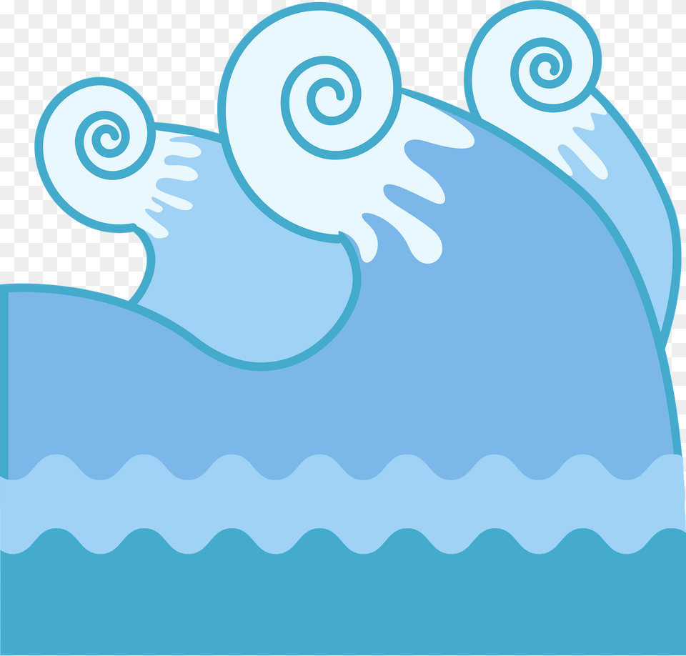 Sea Wave Clipart, Ice, Nature, Outdoors, Animal Png Image