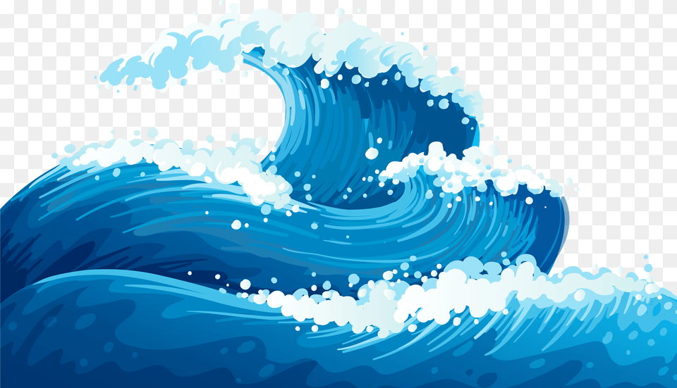 Sea Wave Sea Waves Clip Art, Nature, Outdoors, Sea Waves, Water Png Image
