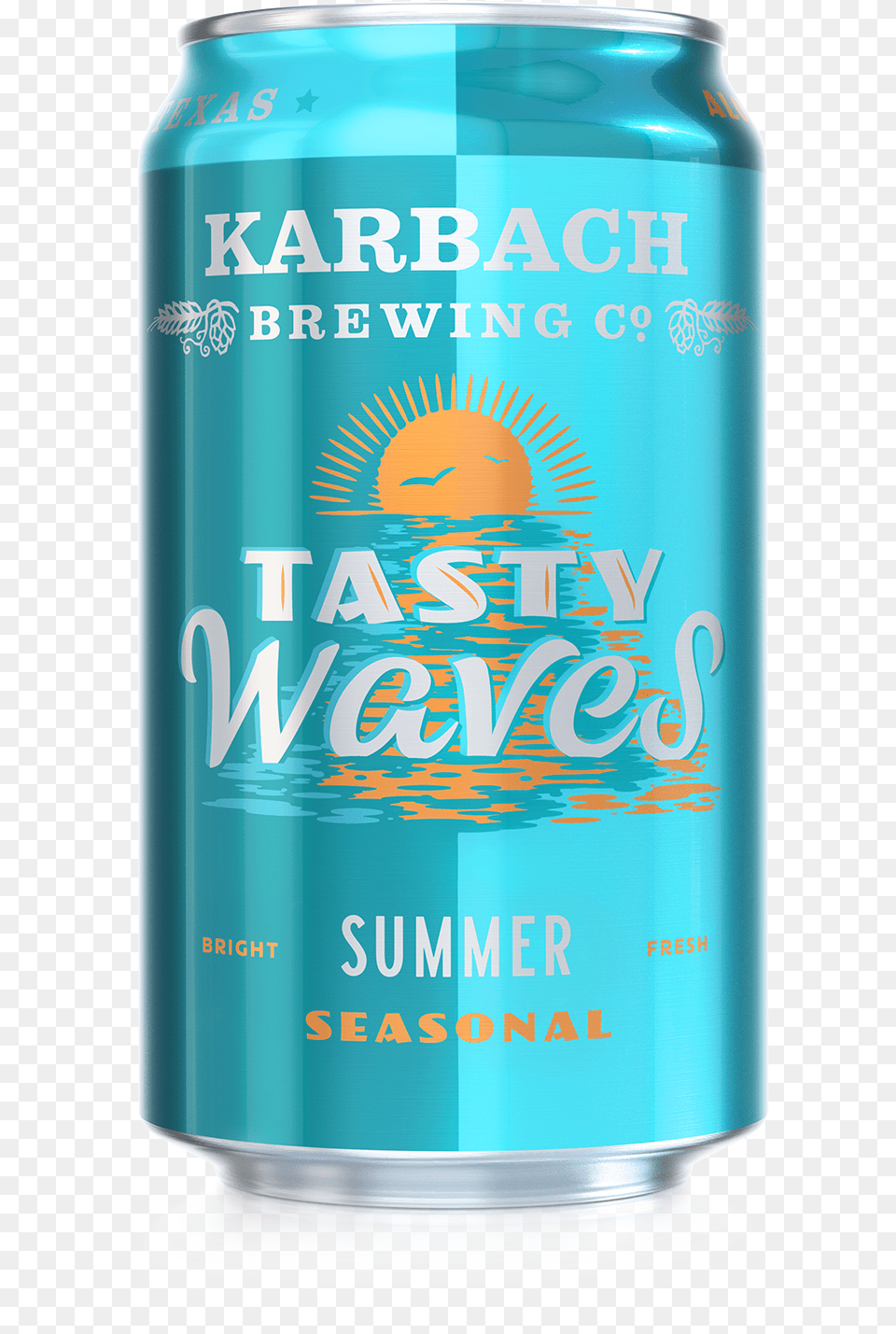 Sea Waves, Can, Tin, Alcohol, Beer Png Image