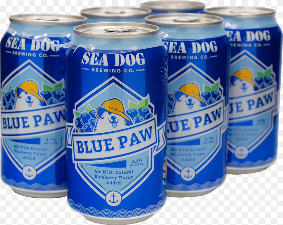Seadog Bluepaw 6pk Caffeinated Drink, Alcohol, Beer, Beverage, Lager Free Png Download