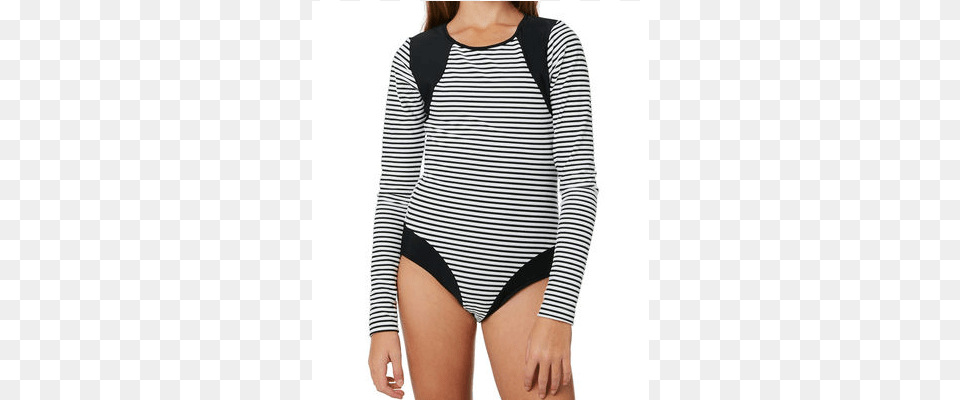 Seafolly Swimsuit Seafolly Indian Chintz Stripe Ls, Clothing, Long Sleeve, Sleeve, Swimwear Free Png