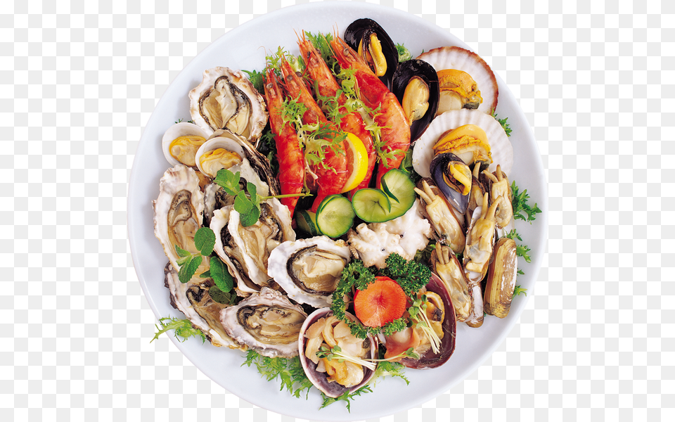 Seafood Assiette De Fruits De Mer Seafood, Dish, Food, Food Presentation, Meal Free Transparent Png