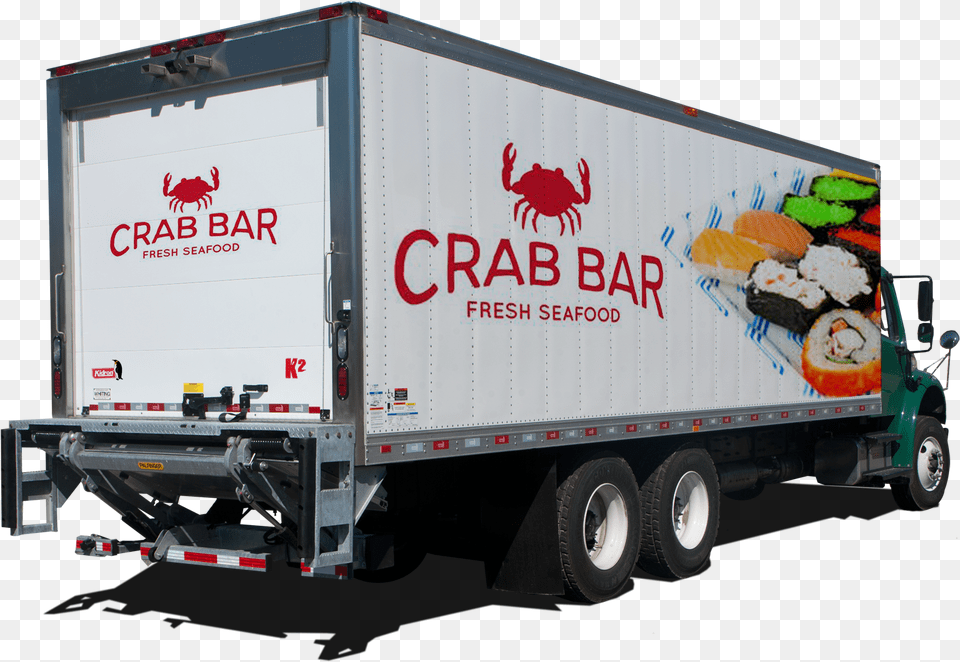 Seafood K2 Reefer Truck Box For Sale, Advertisement, Trailer Truck, Transportation, Vehicle Free Png Download