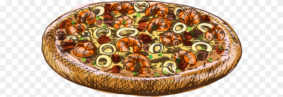 Seafood Pizza, Dish, Food, Meal, Platter Png