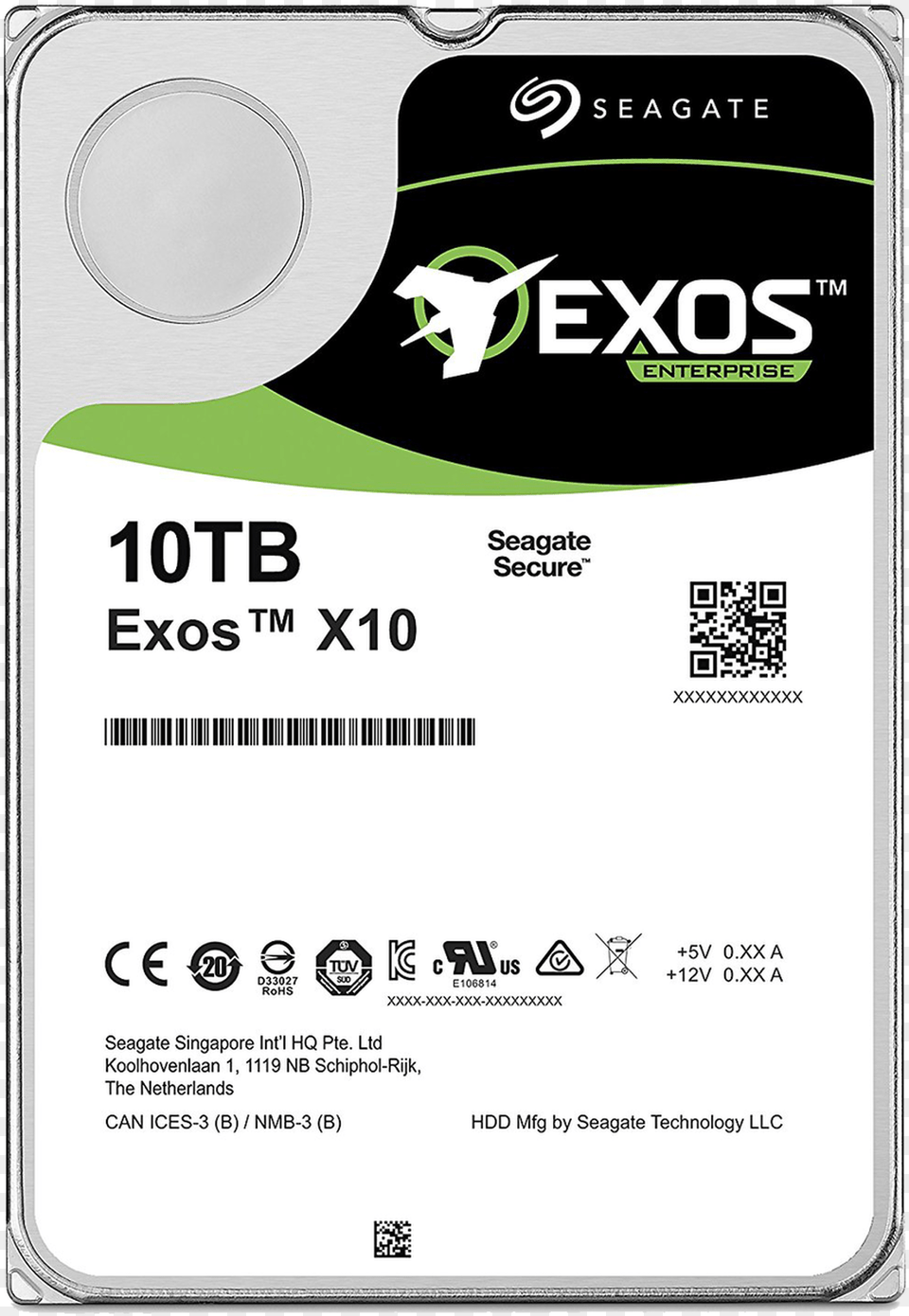 Seagate Exos Hdd, Computer, Computer Hardware, Electronics, Hardware Png