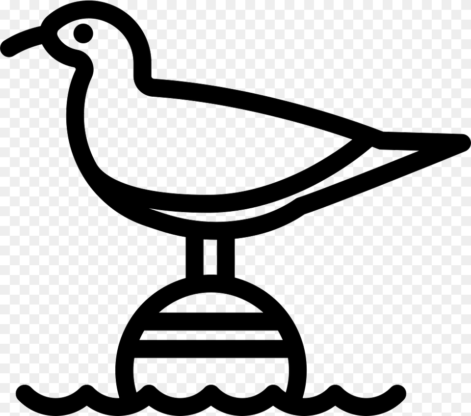 Seagull Icon Download, Stencil, Bow, Weapon, Animal Free Transparent Png