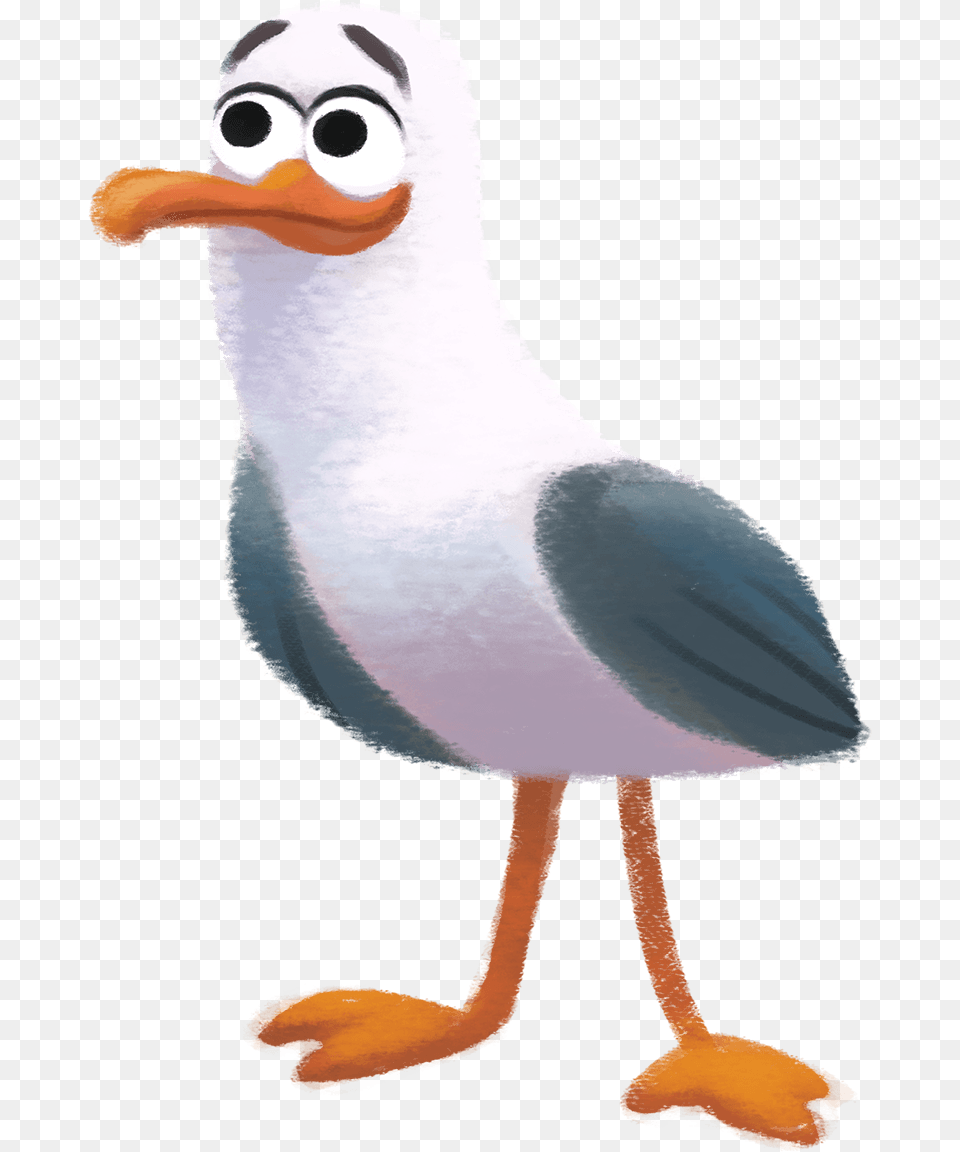 Seagull Pixar, Animal, Beak, Bird, Waterfowl Free Transparent Png