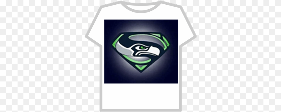 Seahawk Supermanlogo Roblox Seattle Seahawks, Clothing, Shirt, T-shirt Png Image