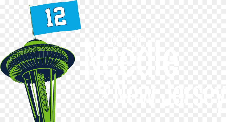 Seahawks Space Needle Illustration, Text Png Image